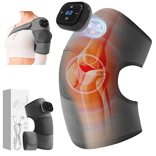Masajeador Pro™ – Alivio Portátil con Calor Inteligente para Hombro, Codo y Rodilla
