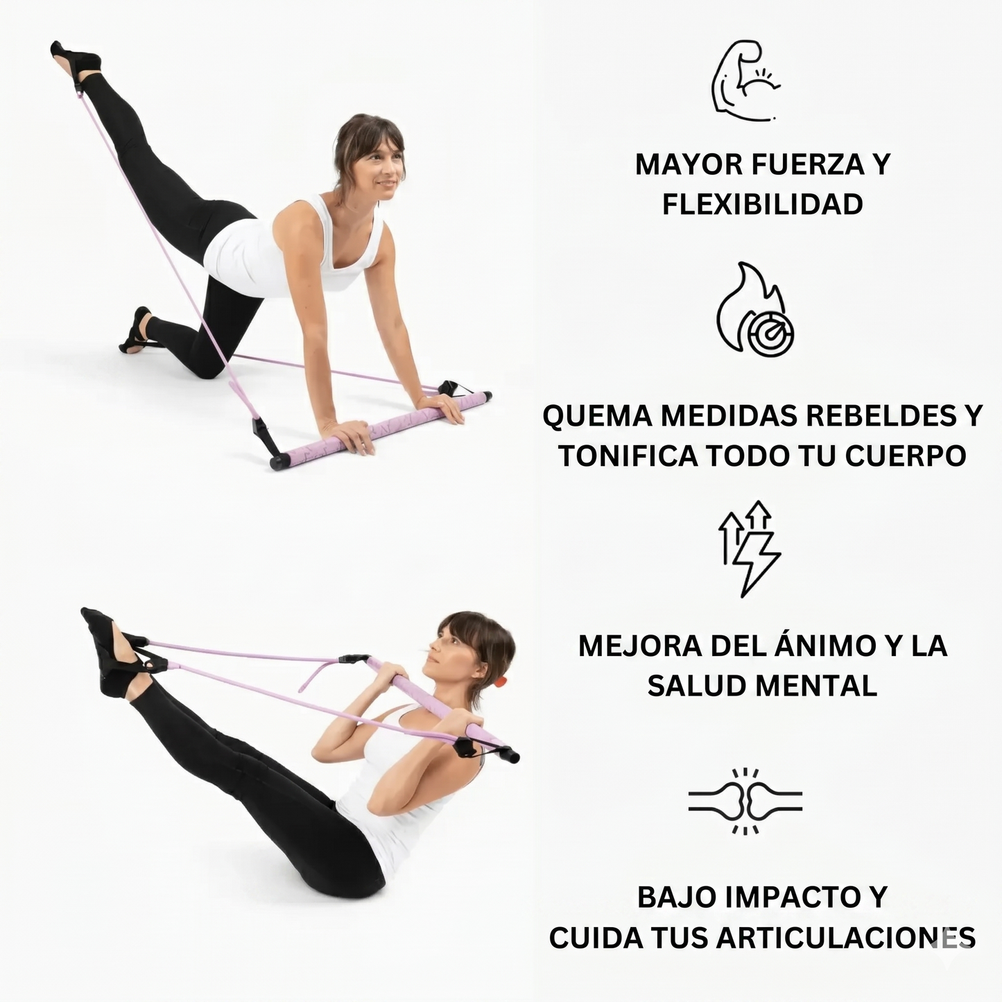 Barra de Pilates Stretched Fusion™