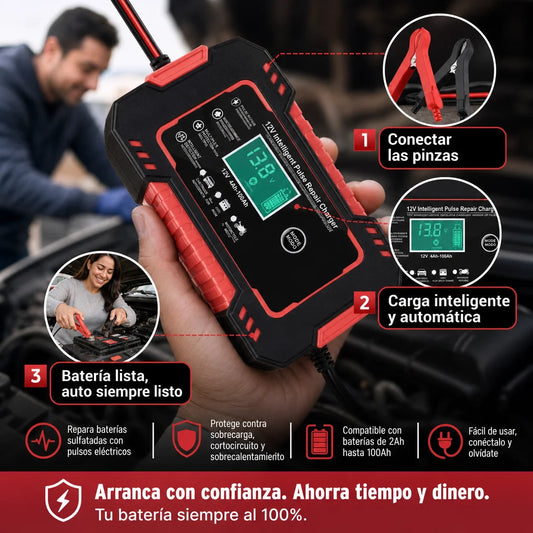 CARGADOR DE BATERIA PARA AUTO